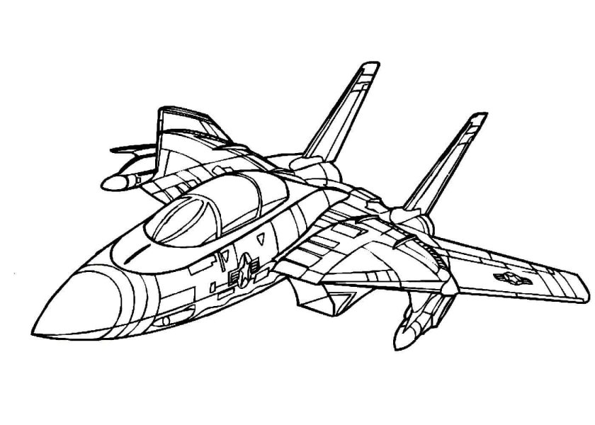 Раскраска самолет миг 29
