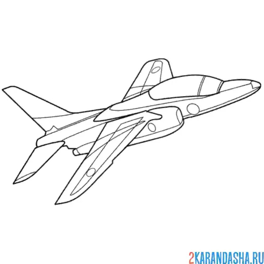 Раскраска самолет истребитель су-24