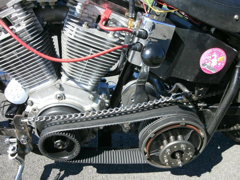 Харлей Дэвидсон с ременным приводом