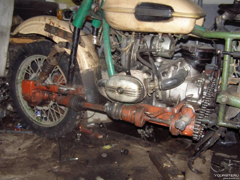 Полноприводный мотоцикл Урал 3х3