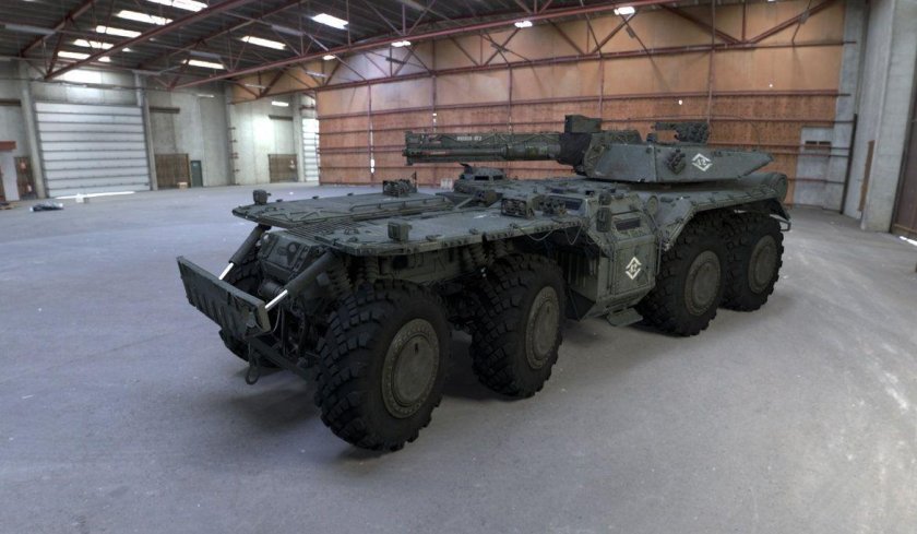 Бронемашина ЗУБР