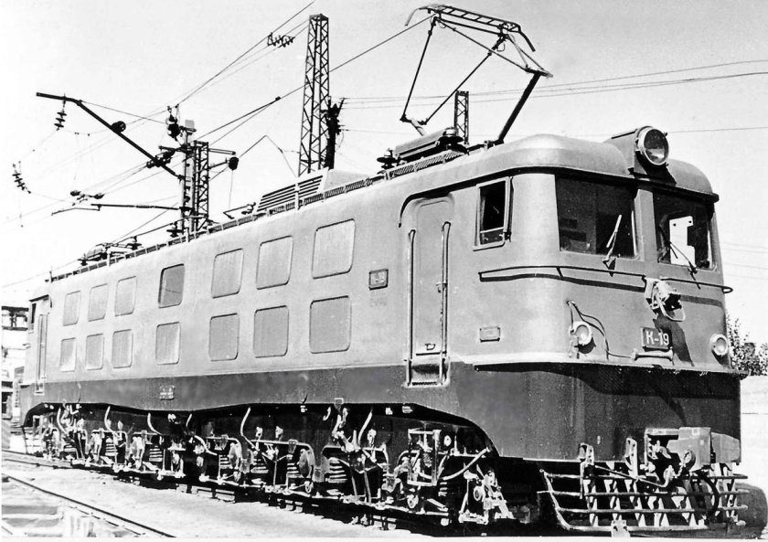 Электровоз к2 к1 1966 года Чехословакия