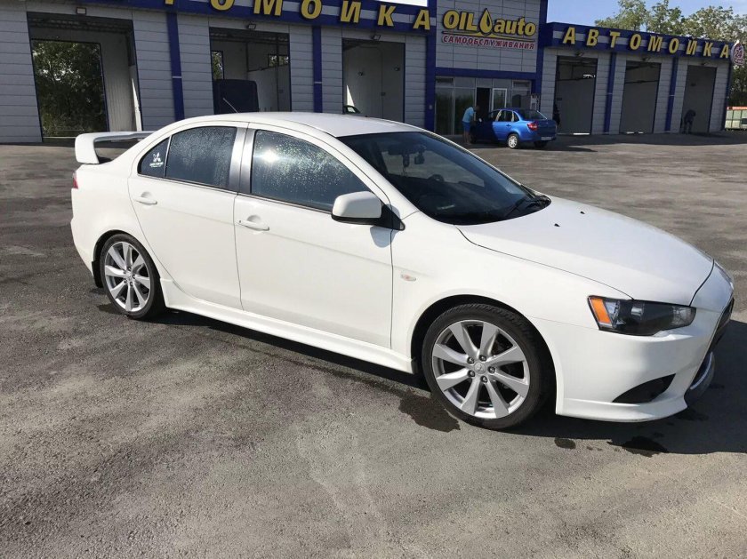 Диски раллиарт r18 на Лансер 10