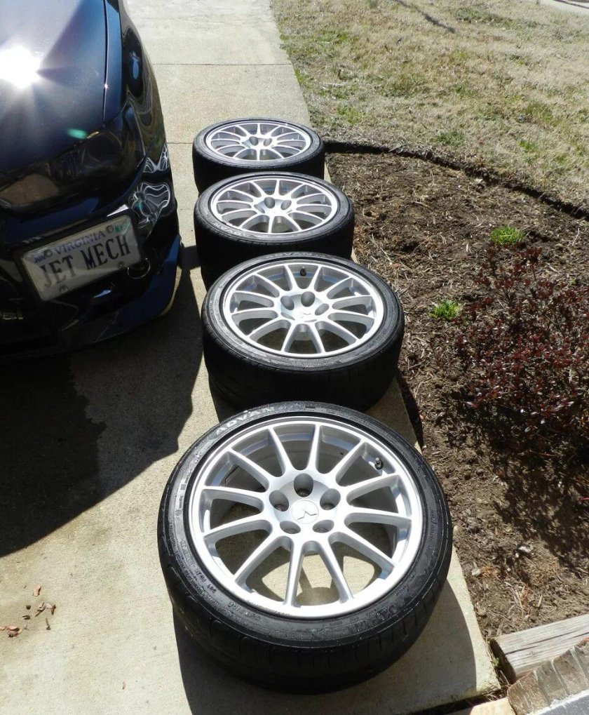 Lancer 10 диски Enkei Ralliart r18