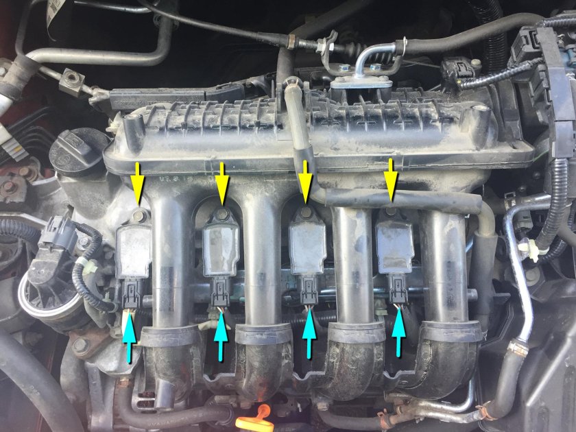 Honda Fit 8 свечей