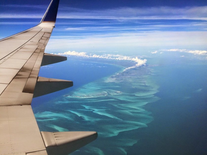 Багамы с самолета