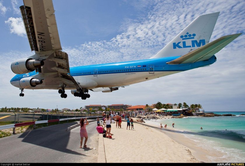 Аэропорт принцессы Юлианы остров Святого Мартина