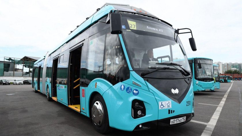 Электробус в СПБ Пассажиравтотранс