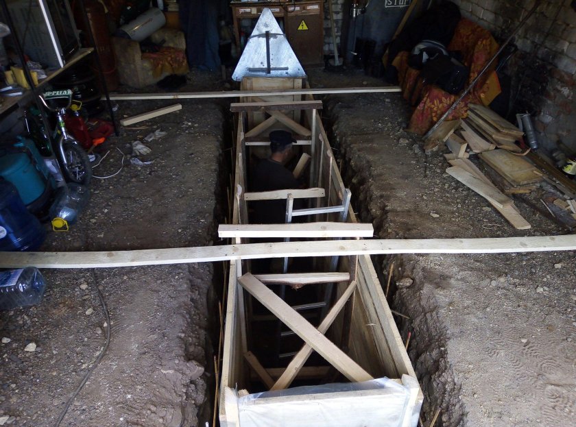 Кессон для смотровой ямы