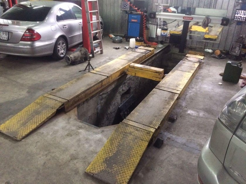 Смотровая яма для к700