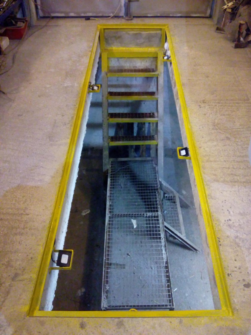 Смотровая яма Daewoo Matiz