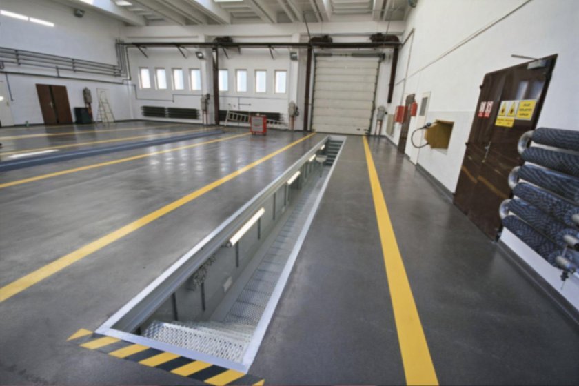 Сигнальная разметка колесоотбойников