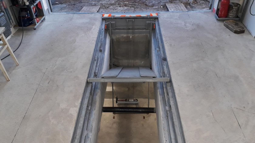 Смотровая яма для к700