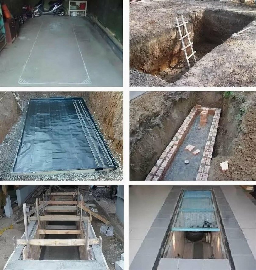 Опалубка для смотровой ямы