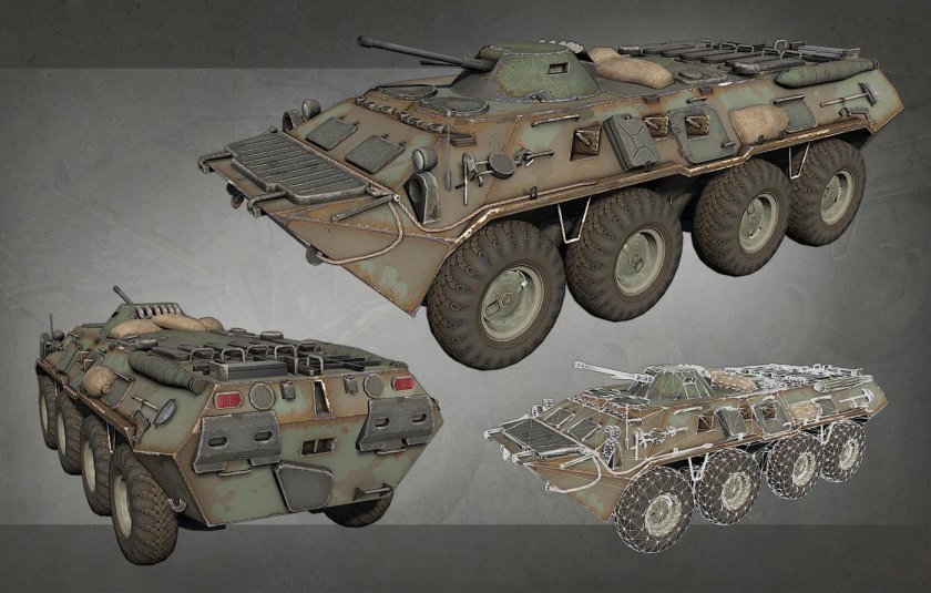 БТР 80 постапокалипсис