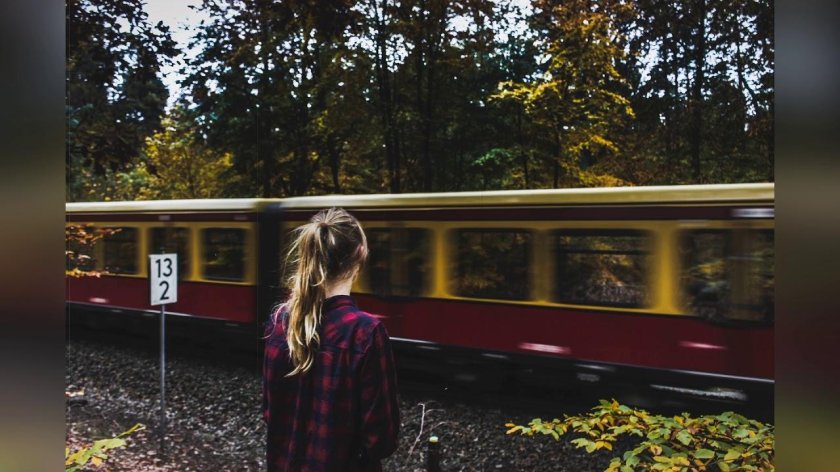 Девушка в поезде