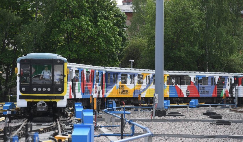 Поезда московского метро