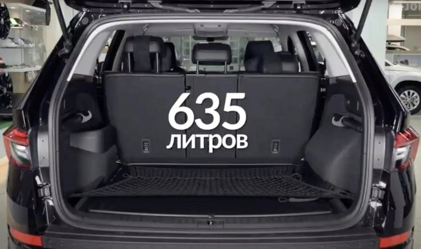 Skoda Kodiaq 2020 багажник