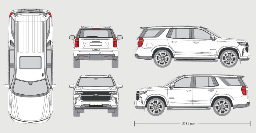 Land Rover range Rover чертеж