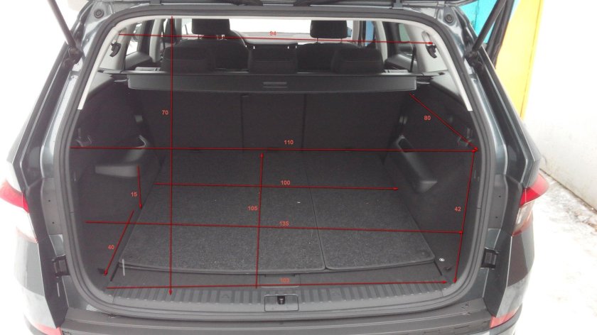 Skoda Kodiaq багажник