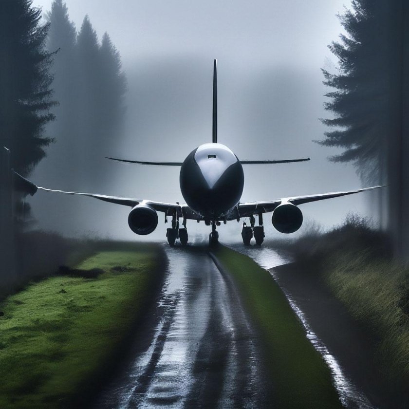 Взлёт самолёта