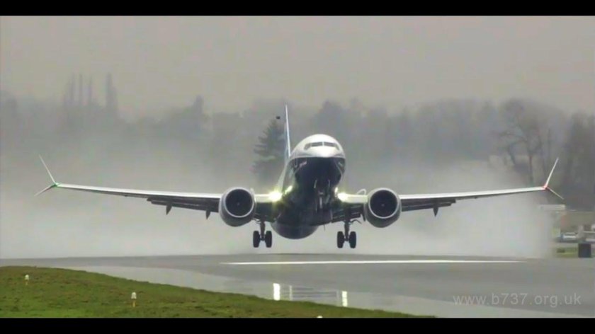 Boeing 737 Max взлёт