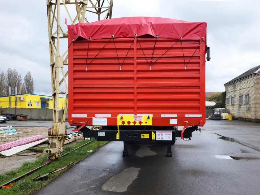 Полуприцеп с боковой разгрузкой самосвал
