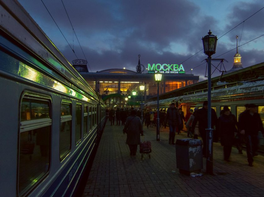 Ярославский вокзал перрон