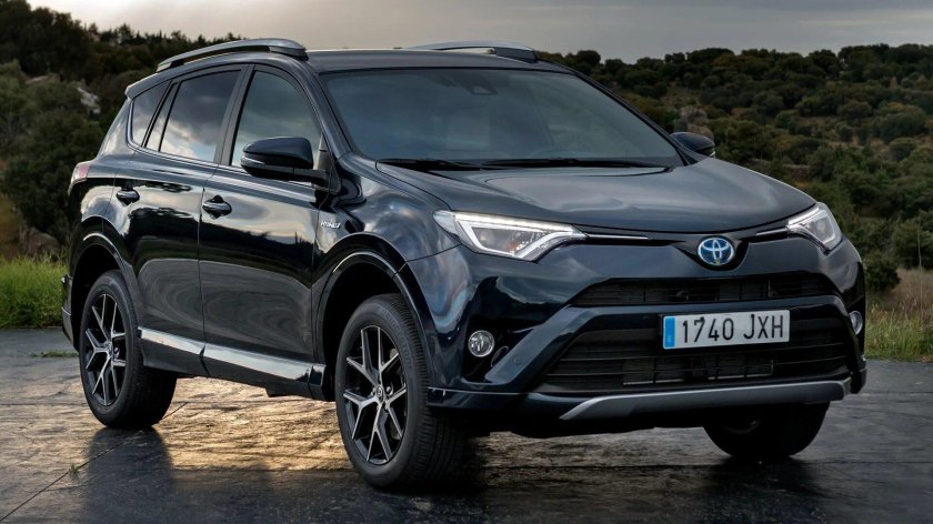 Toyota rav4 2018 черная