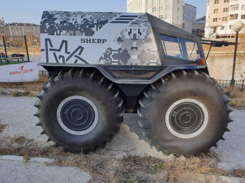 Шерп 10 колесный вездеход
