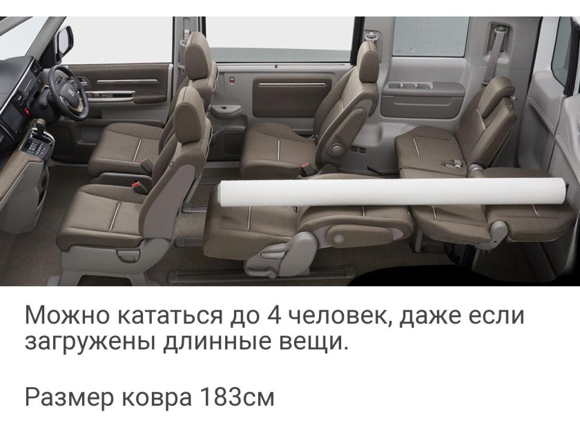 Honda Stepwgn 5 поколение салон