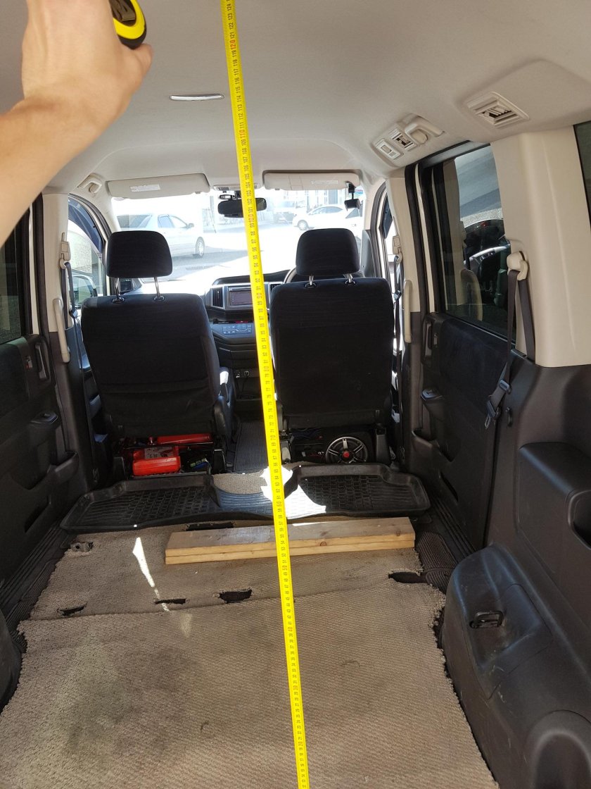 Honda Stepwgn rp1 размер багажника