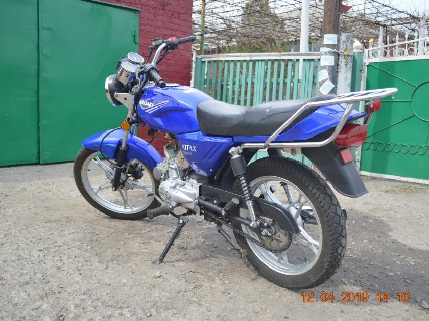 Мопед альфа 110 синий