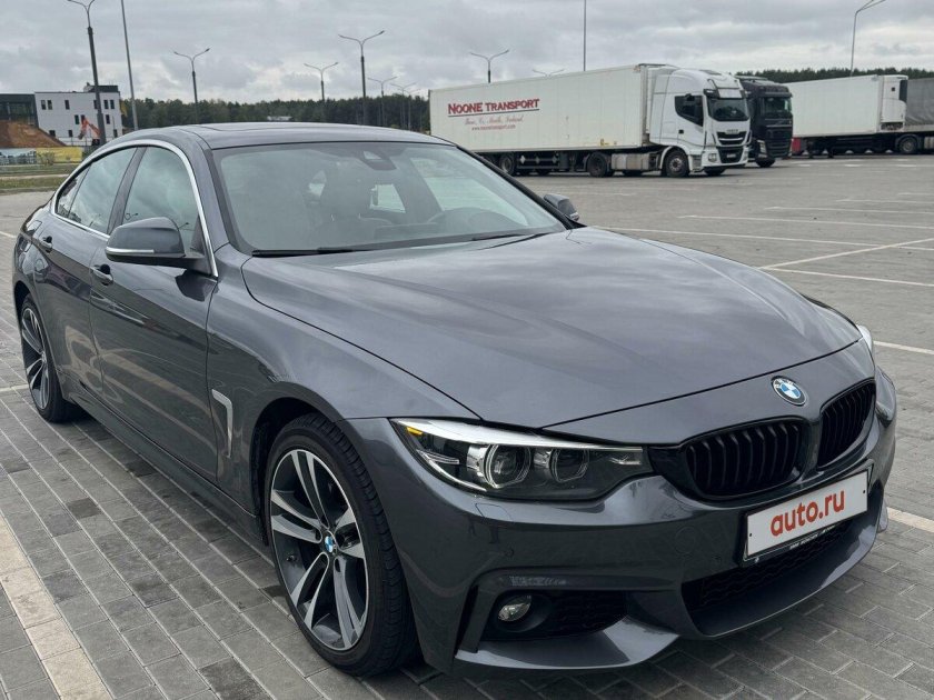 Серая бмв