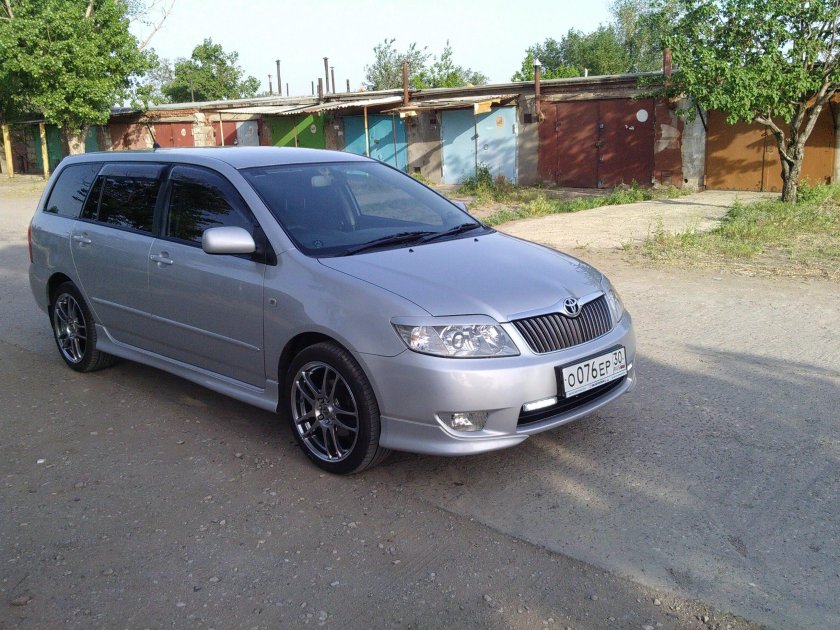 Toyota Corolla Fielder кузов 121.