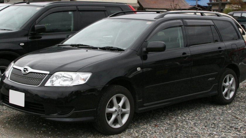 Toyota Corolla Fielder 2006 черная