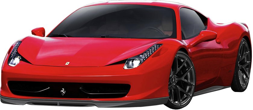 Ferrari 458 Italia без фона