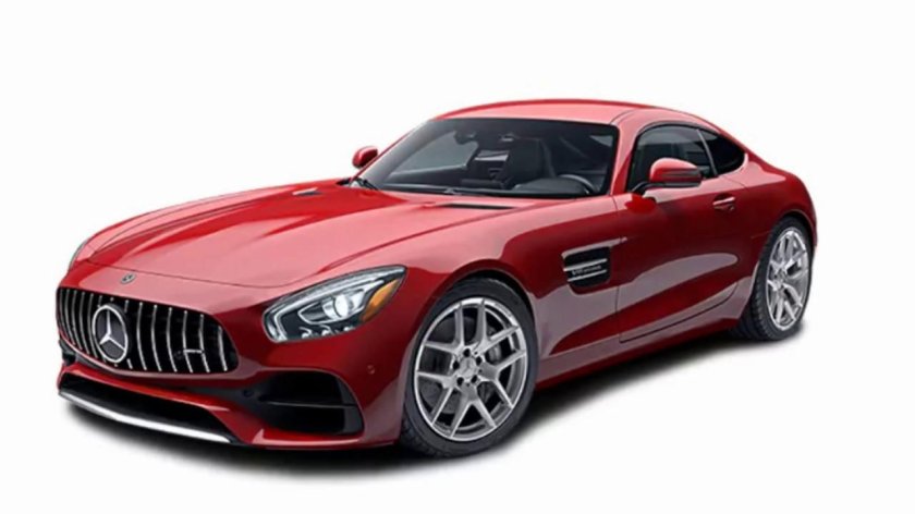 Машинка на белом фоне