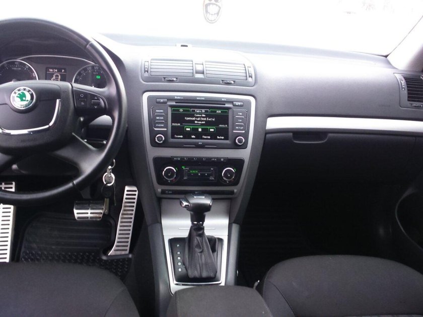 Skoda Octavia a5 Рестайлинг салон