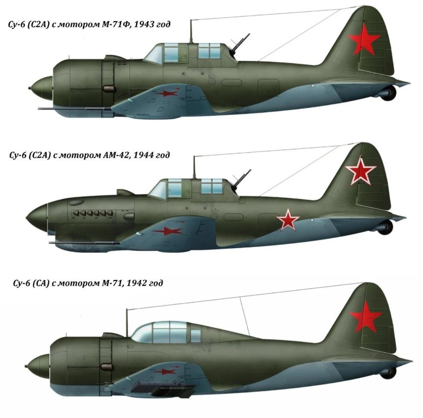 Су -6 с двигателем м-71
