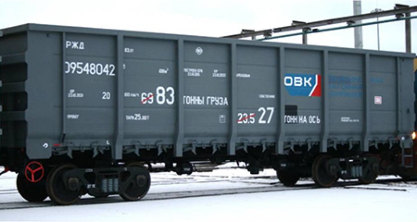 Полувагон с глухим кузовом модель 12-9869