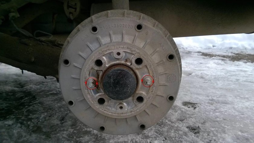 Барабан заднего колеса Калина