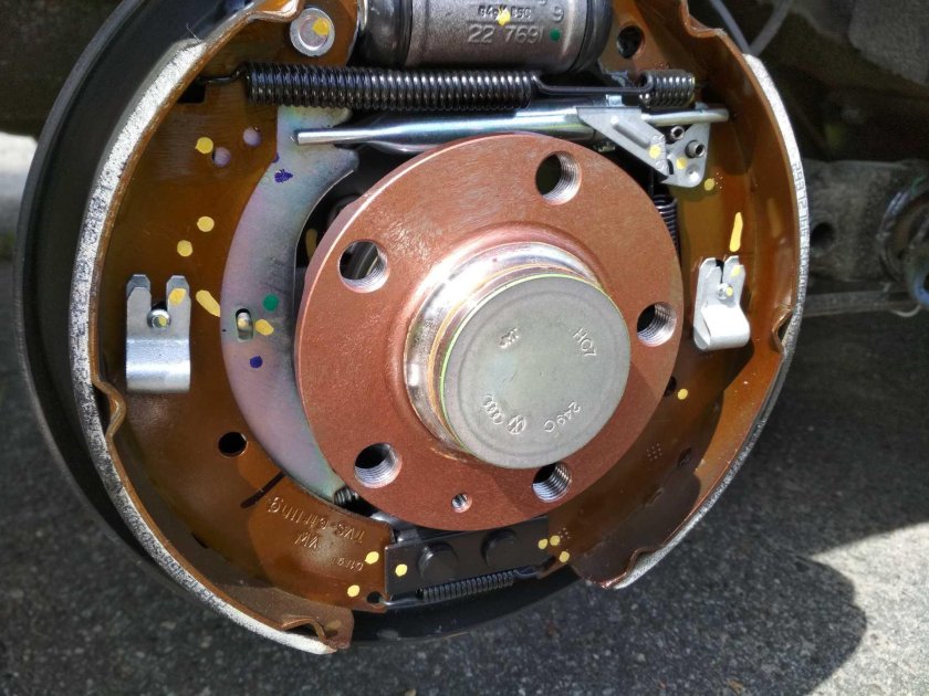 Барабанные тормоза поло седан 2011