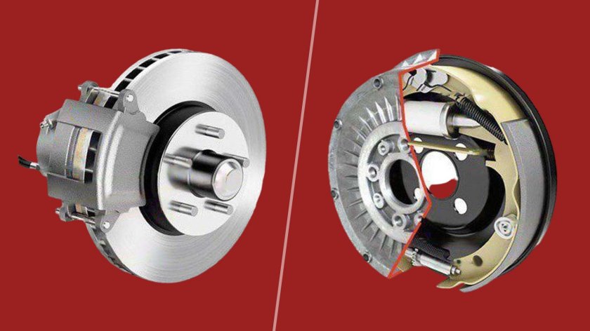 Барабанные и дисковые тормоза