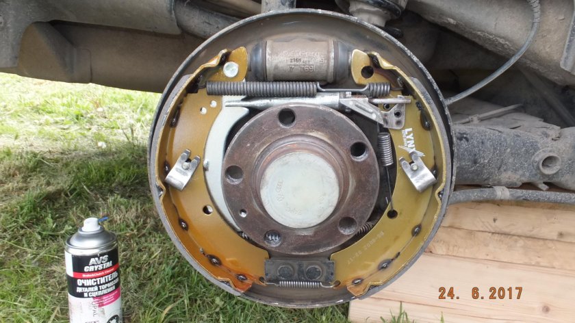 Задние барабанные тормоза Volkswagen Polo