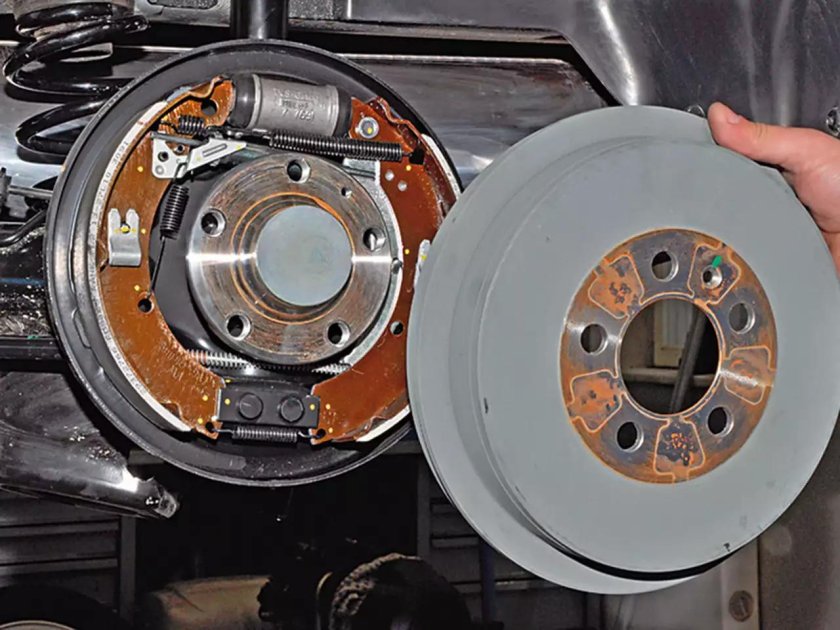 Задний барабан VW Polo