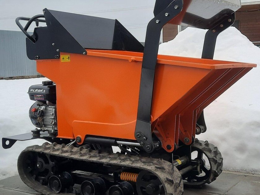 Мини думпер с самозагрузкой