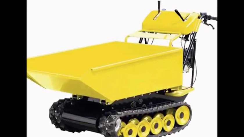 Самоходная тележка гусеничный думпер