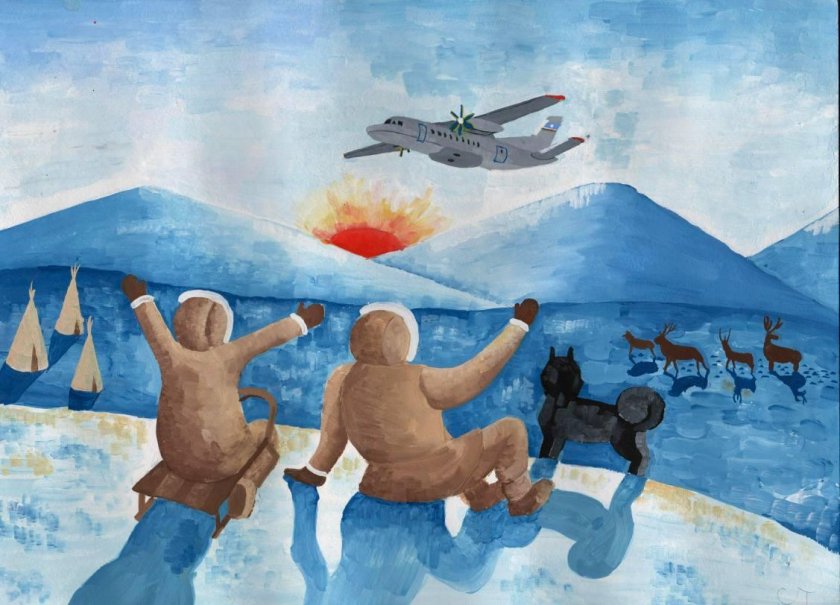 Рисунок на тему Авиация