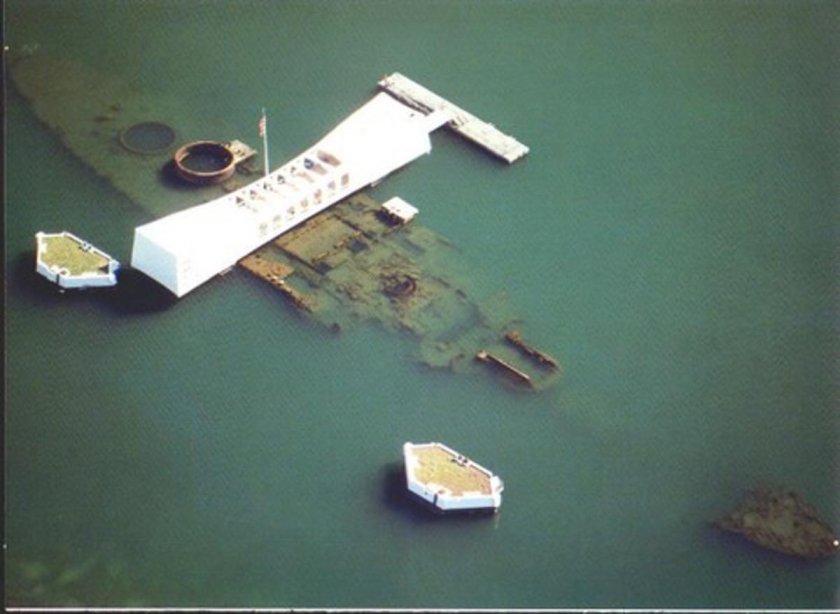 Мемориал линкора «Аризона» пёрл-Харбор